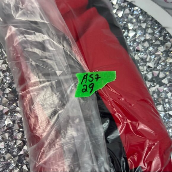 GAP long sleeve stripes Red and Black Striped Top button sleeve detail - Picture 11 of 11